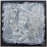 Pretty woman in black