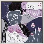 Lyserøde og lilla fugle