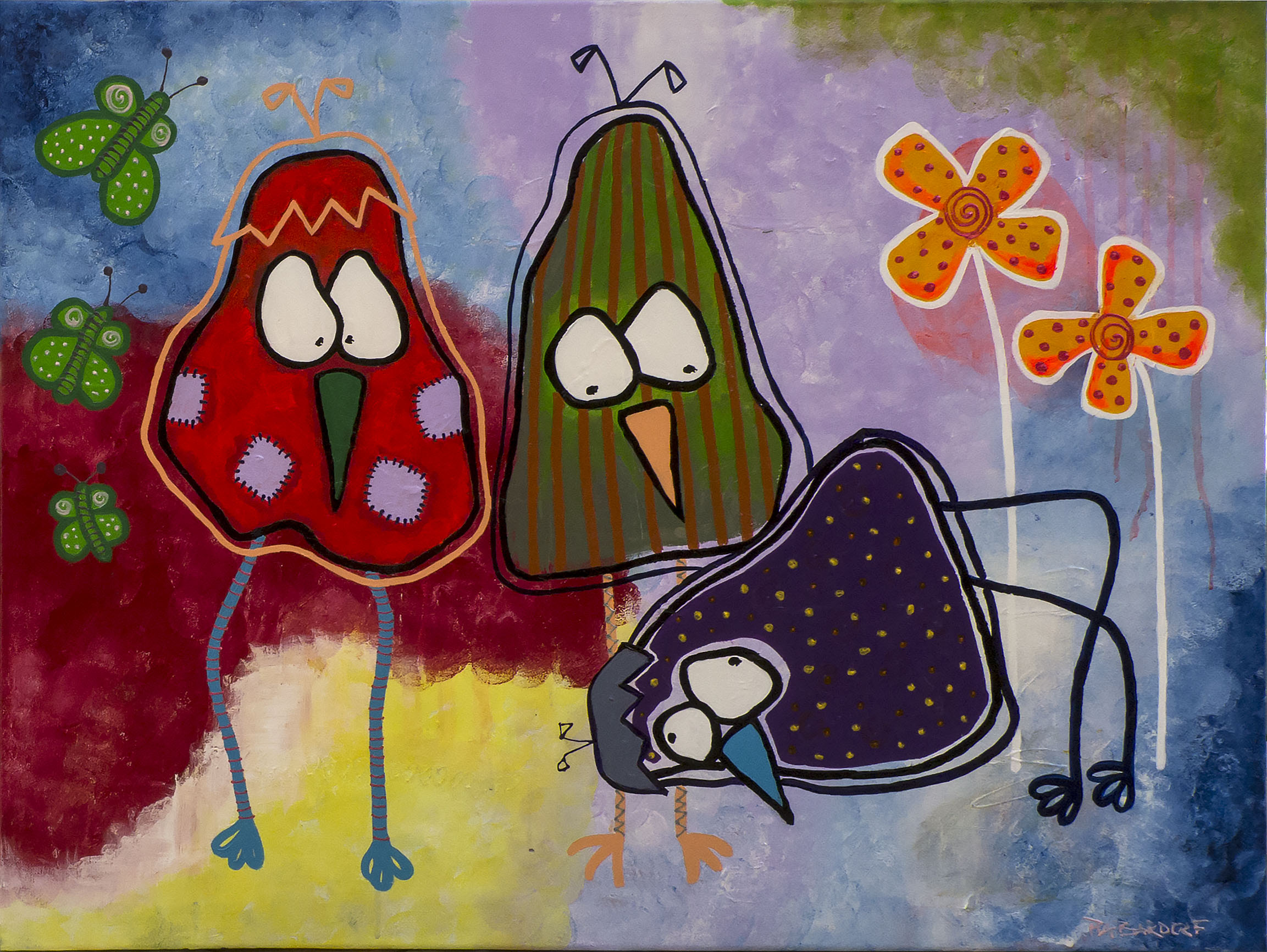 3 farverige kyllinger (2)