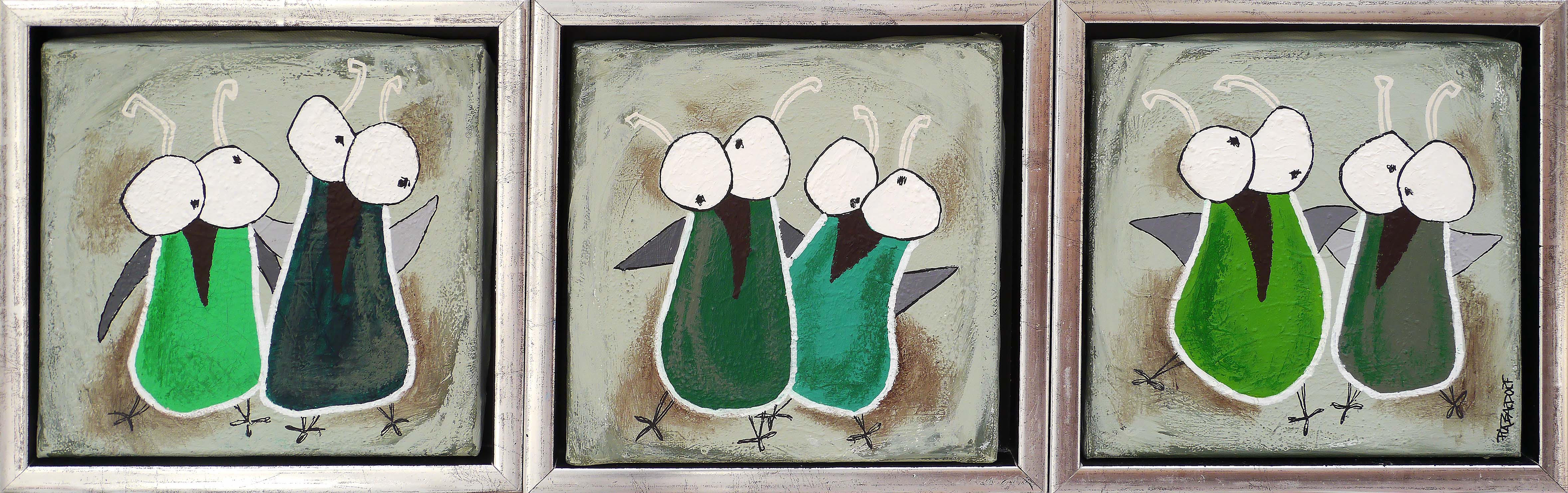 Små grønne pipfugle