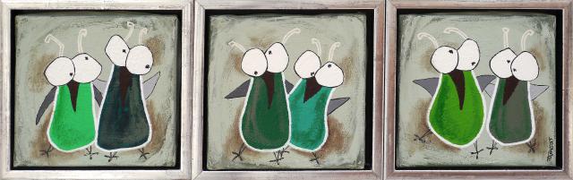 Små grønne pipfugle