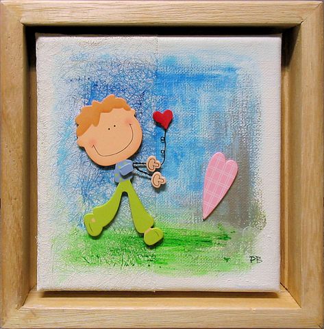 Lille dreng i det grønne