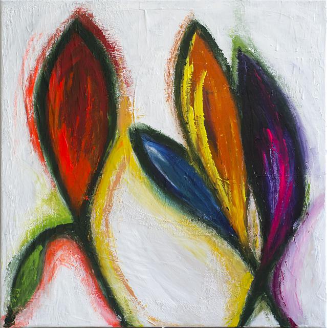 Lille farverige tulipaner