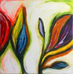 Stort farverige tulipaner
